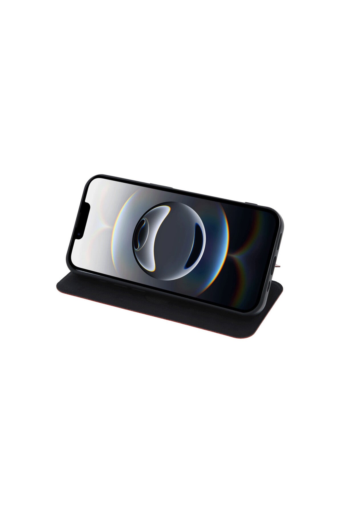 Apple iPhone 16E Uyumlu Kılıf Flip Cover - Kırmızı