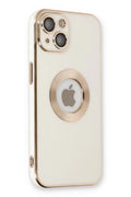 Apple iPhone 14 Plus Uyumlu Kılıf Store Silikon - Beyaz