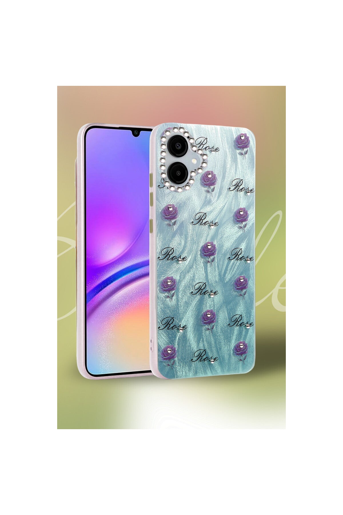 Samsung Galaxy A06 Uyumlu Kılıf Blade Aynalı Desenli Kapak - Desen 9