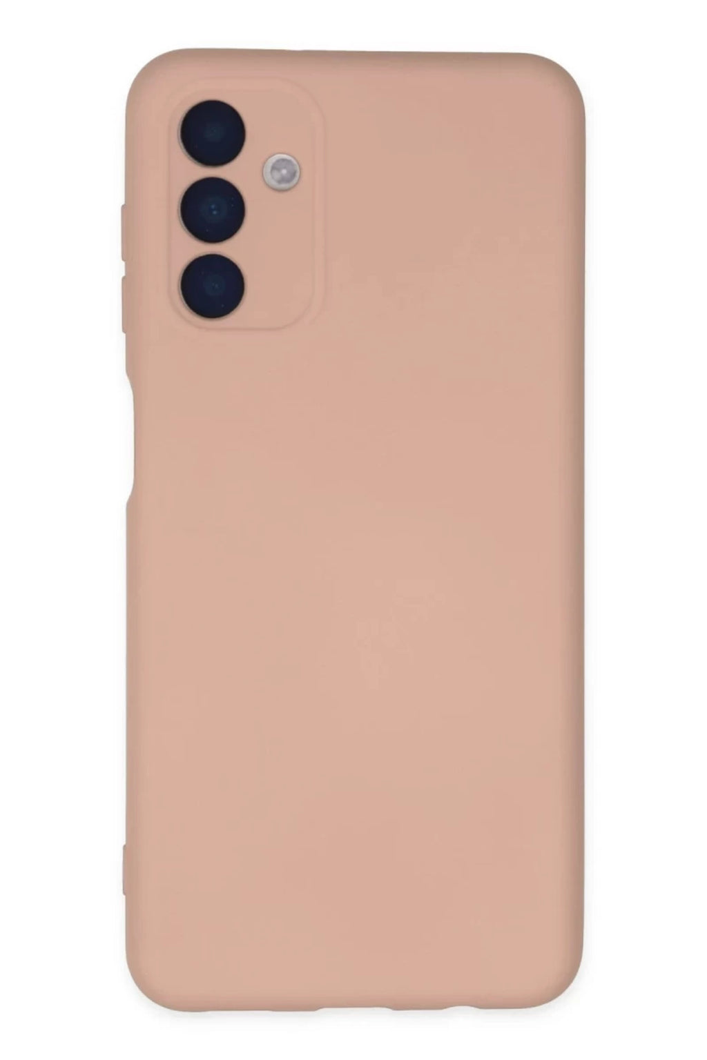 Samsung Galaxy A04S Uyumlu Kılıf Nano içi Kadife Silikon - Pudra