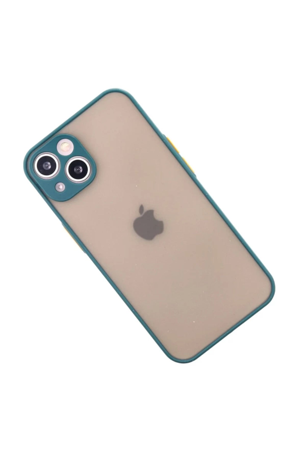 Apple iPhone 14 Uyumlu Kılıf Montreal Silikon Kapak - Yeşil