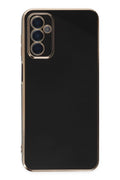 Samsung Galaxy M23 Uyumlu Kılıf Volet Silikon - Siyah