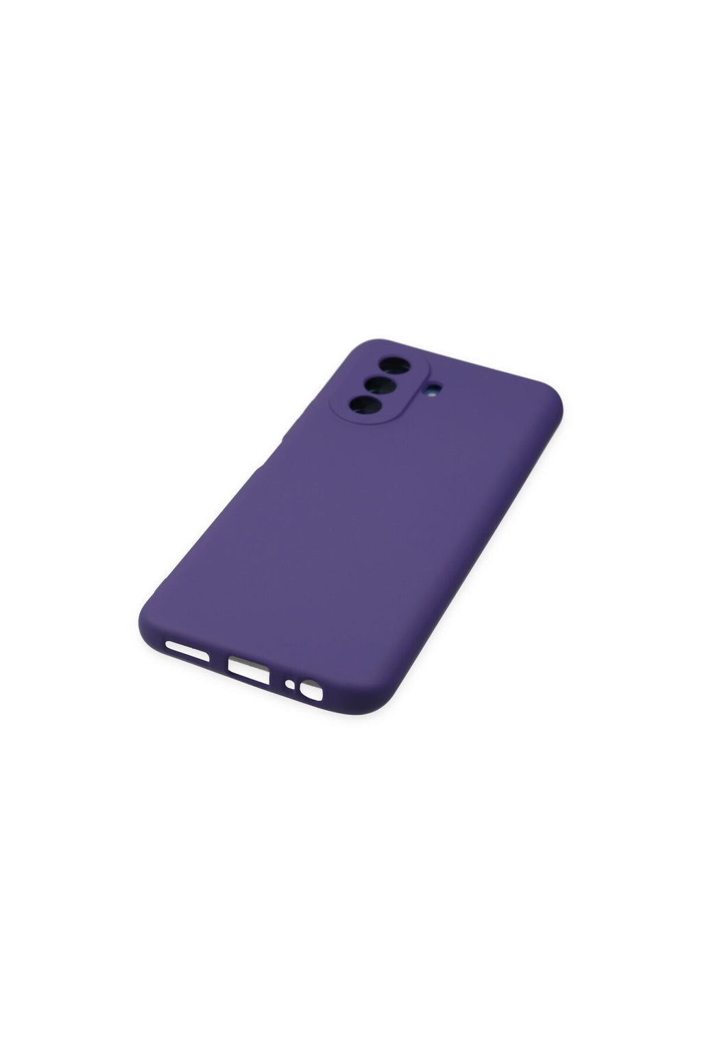 Huawei Nova Y70 Uyumlu Kılıf Nano içi Kadife Silikon - Mor