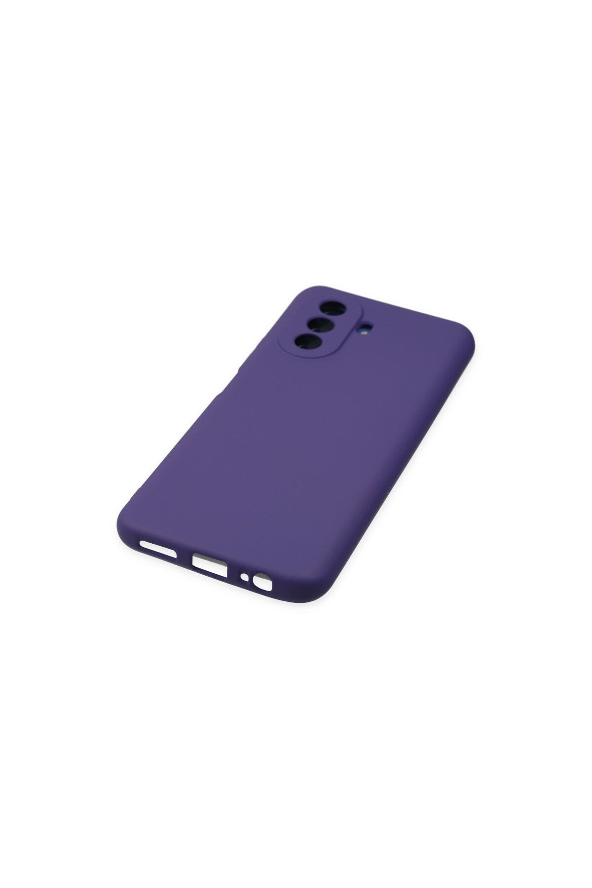 Huawei Nova Y70 Uyumlu Kılıf Nano içi Kadife Silikon - Mor