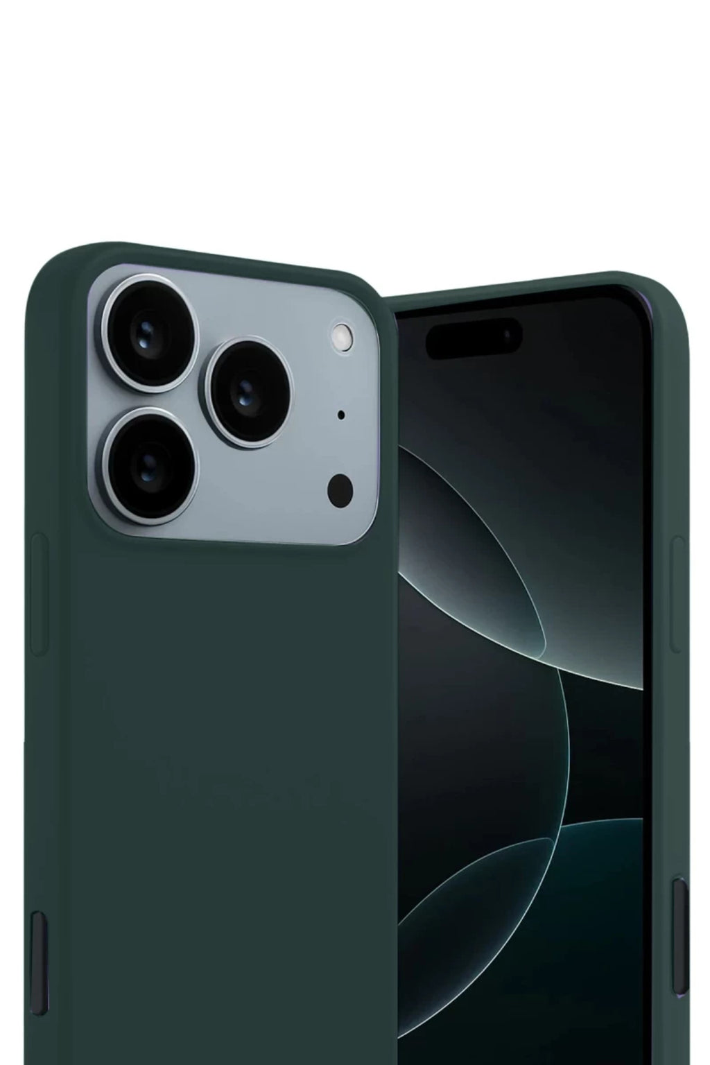 Apple iPhone 17 Pro Uyumlu First Silikon - Koyu Yeşil