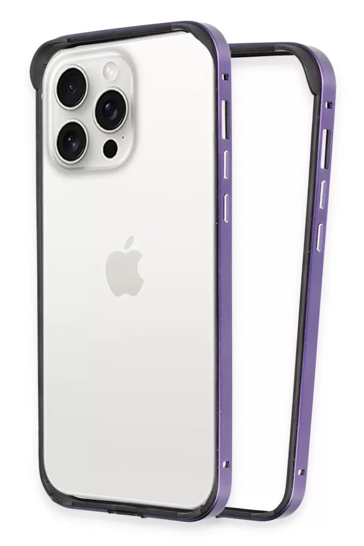 Joko Apple iPhone 14 Pro Uyumlu Land Bumper Koruma Kapak - Derin Mor
