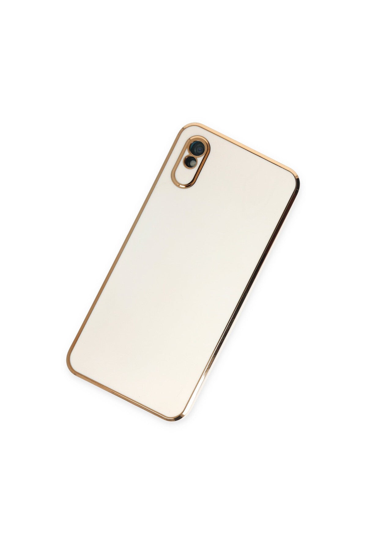 Xiaomi Redmi 9A Uyumlu Kılıf Volet Silikon - Beyaz