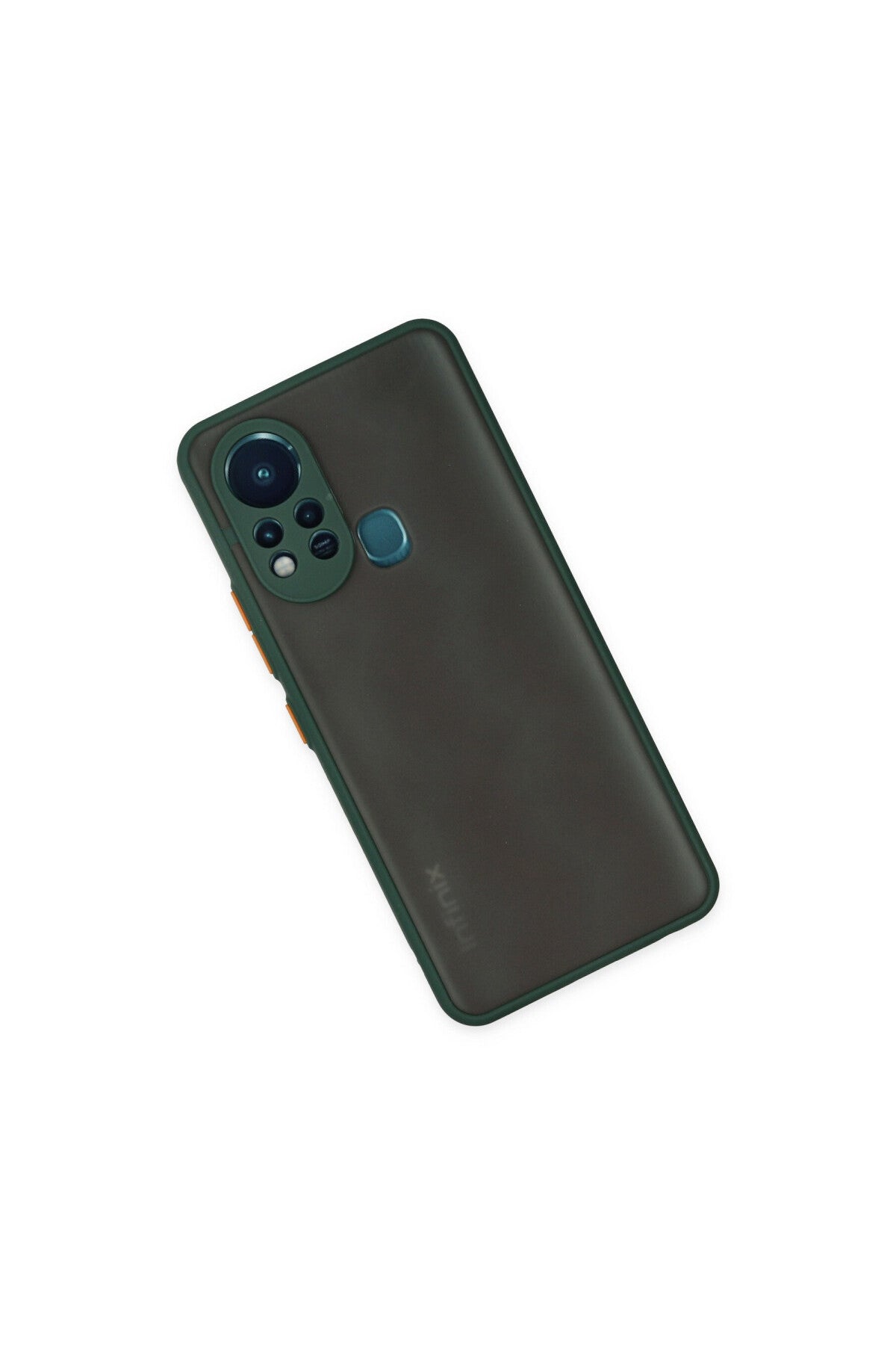 İnfinix Hot 11s Uyumlu Kılıf Montreal Silikon Kapak - Yeşil