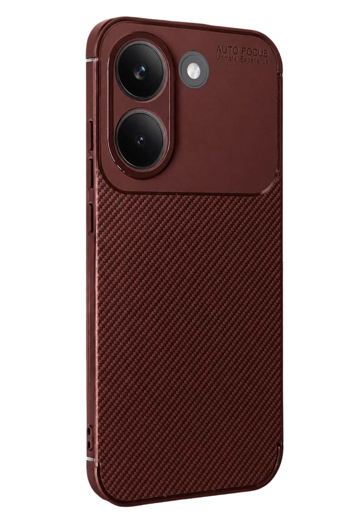 Xiaomi Poco X8 Pro Uyumlu Auto Focus Karbon Kapak - Bordo
