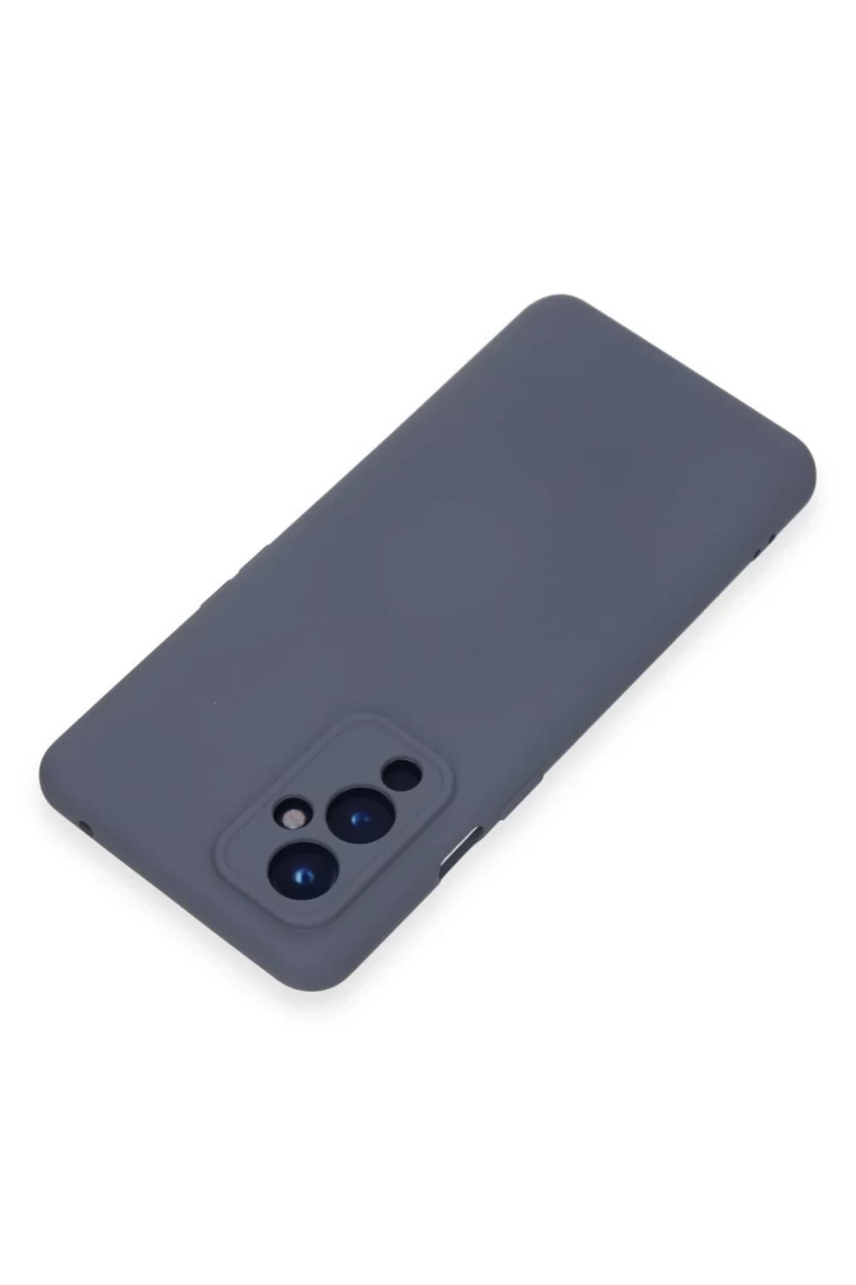 One Plus 9 Kılıf Nano içi Kadife Silikon - Gri