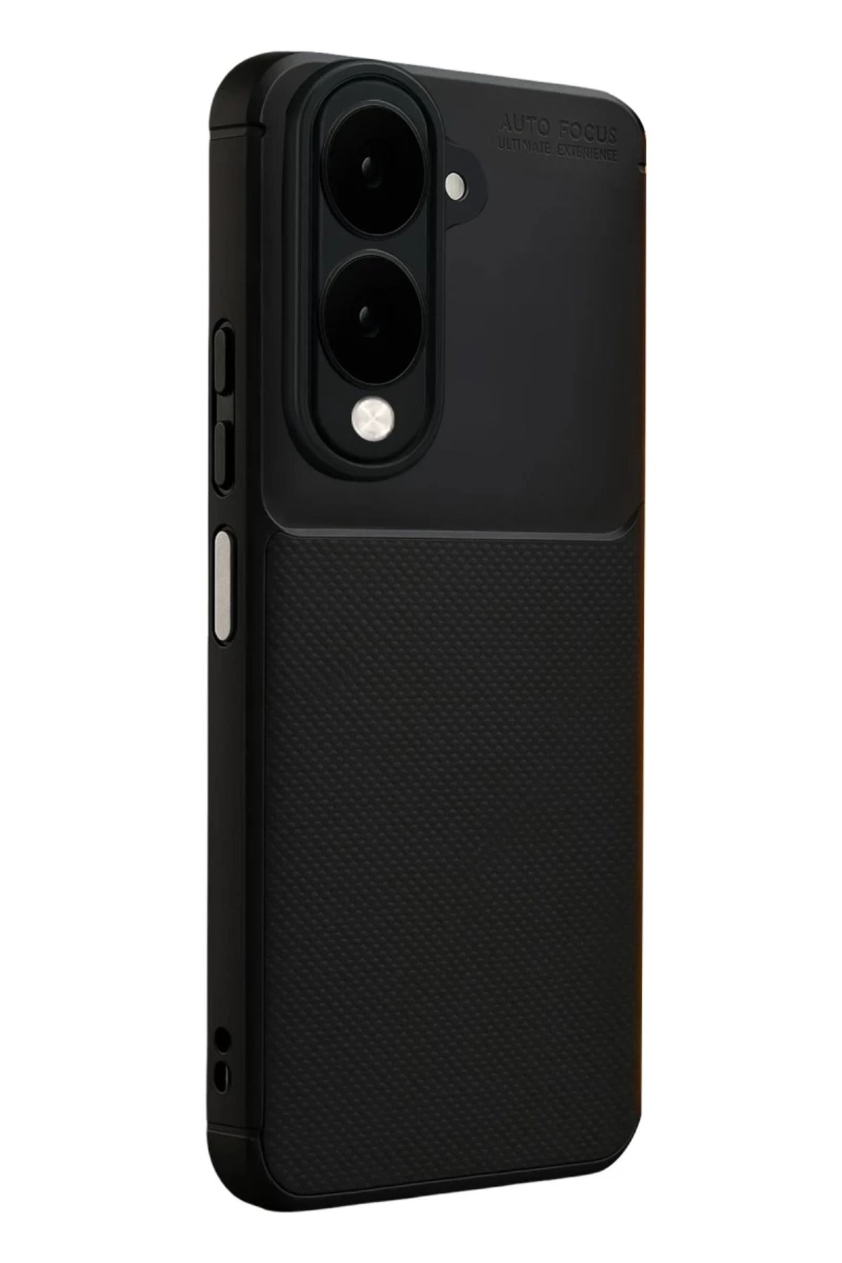 Vivo Y29S Uyumlu Auto Focus Karbon Kapak - Siyah