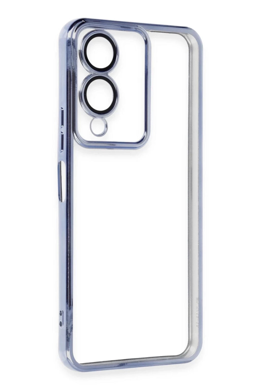 Vivo Y17S Uyumlu Kılıf Lensli Silikon - Açık Mavi