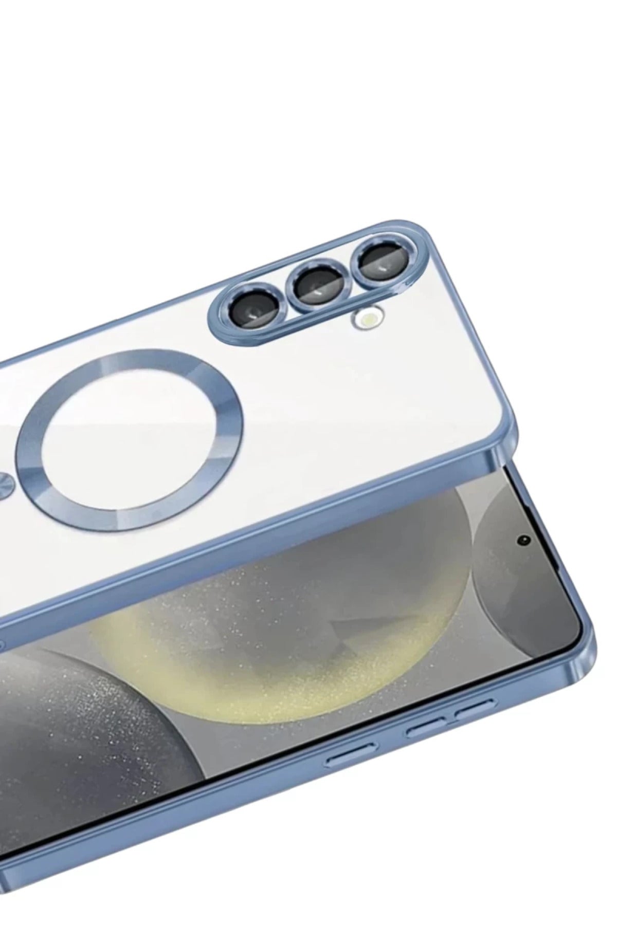 Samsung Galaxy S26 Uyumlu Kross Magneticsafe Kapak - Sierra Blue
