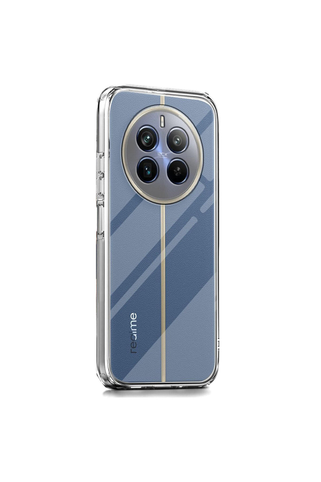 Realme 12 Pro Plus Uyumlu Kılıf Lüx Şeffaf Silikon