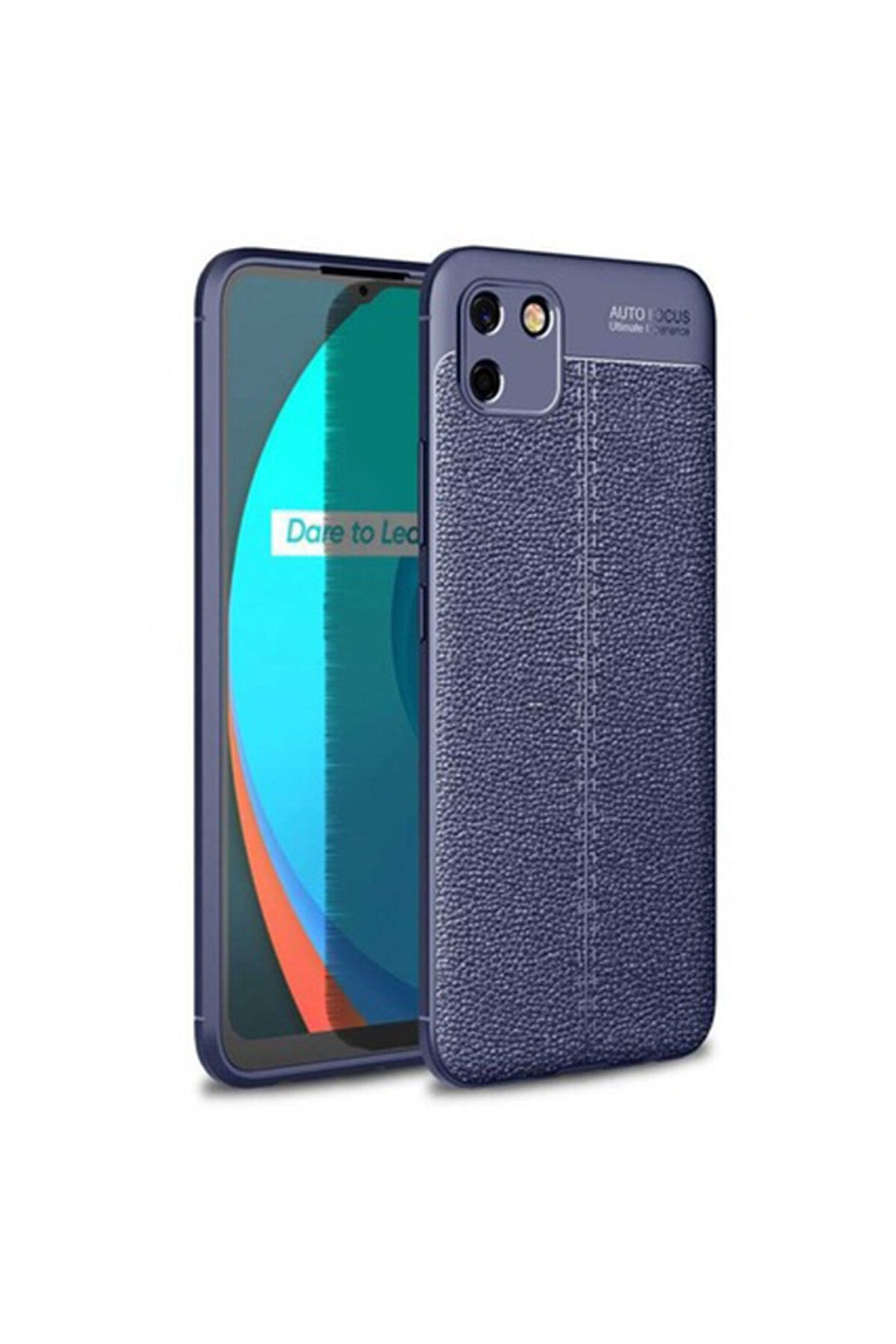 Realme C11 Uyumlu Kılıf Auto Focus Kapak - Lacivert