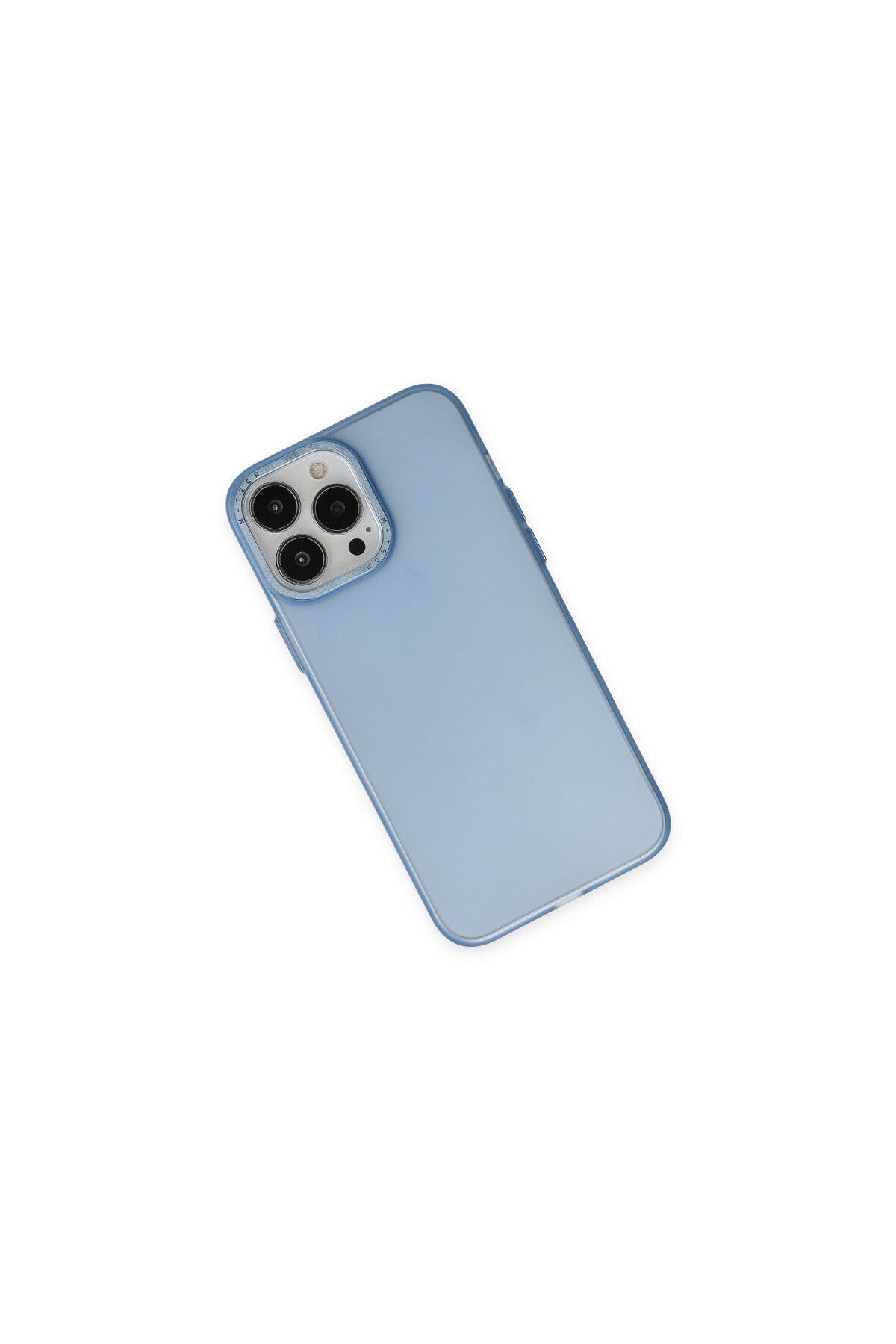 Apple iPhone 14 Pro Max Uyumlu Kılıf Modos Metal Kapak - Mavi