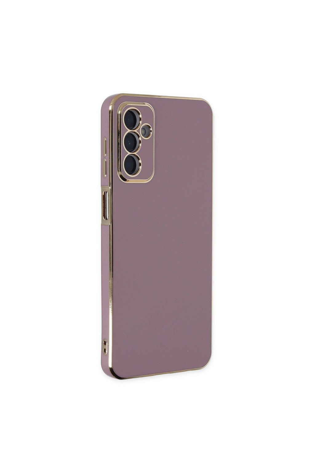 Samsung Galaxy M23 Uyumlu Kılıf Volet Silikon - Mor