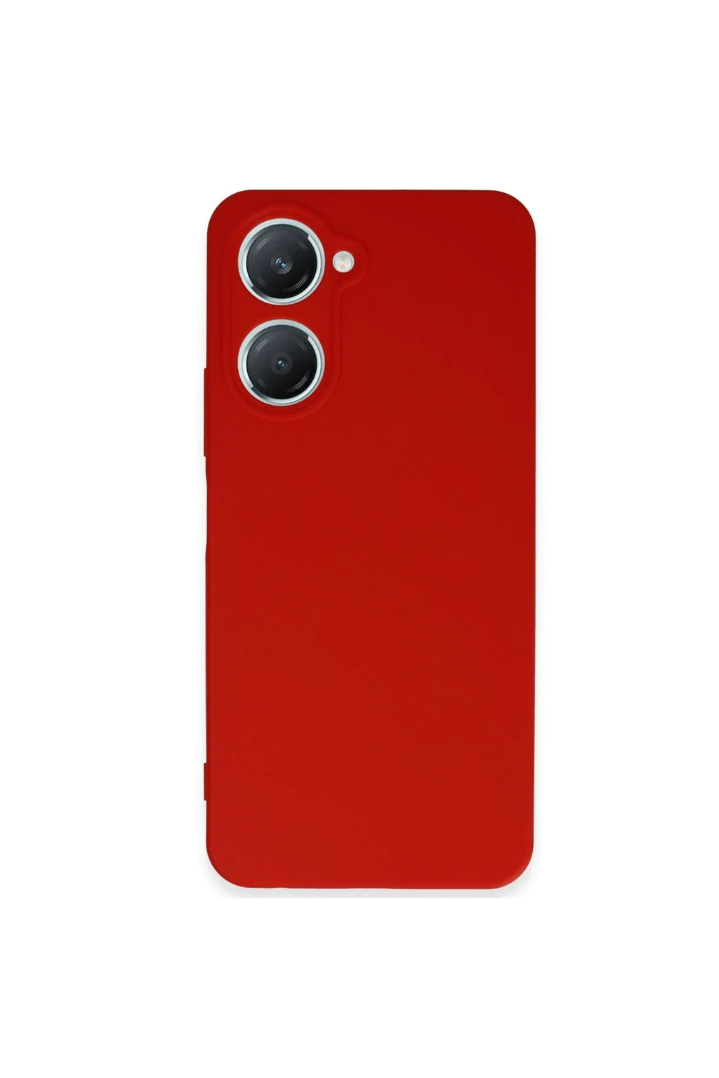 Vivo Y18 Uyumlu Kılıf First Silikon - Kırmızı