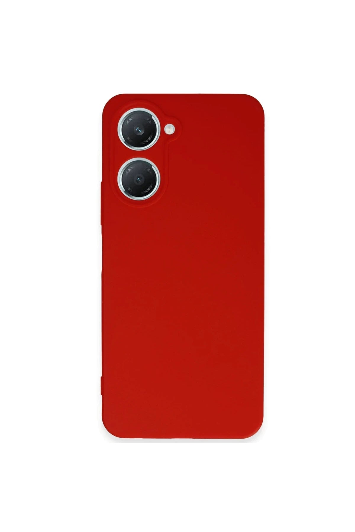 Vivo Y18 Uyumlu Kılıf First Silikon - Kırmızı