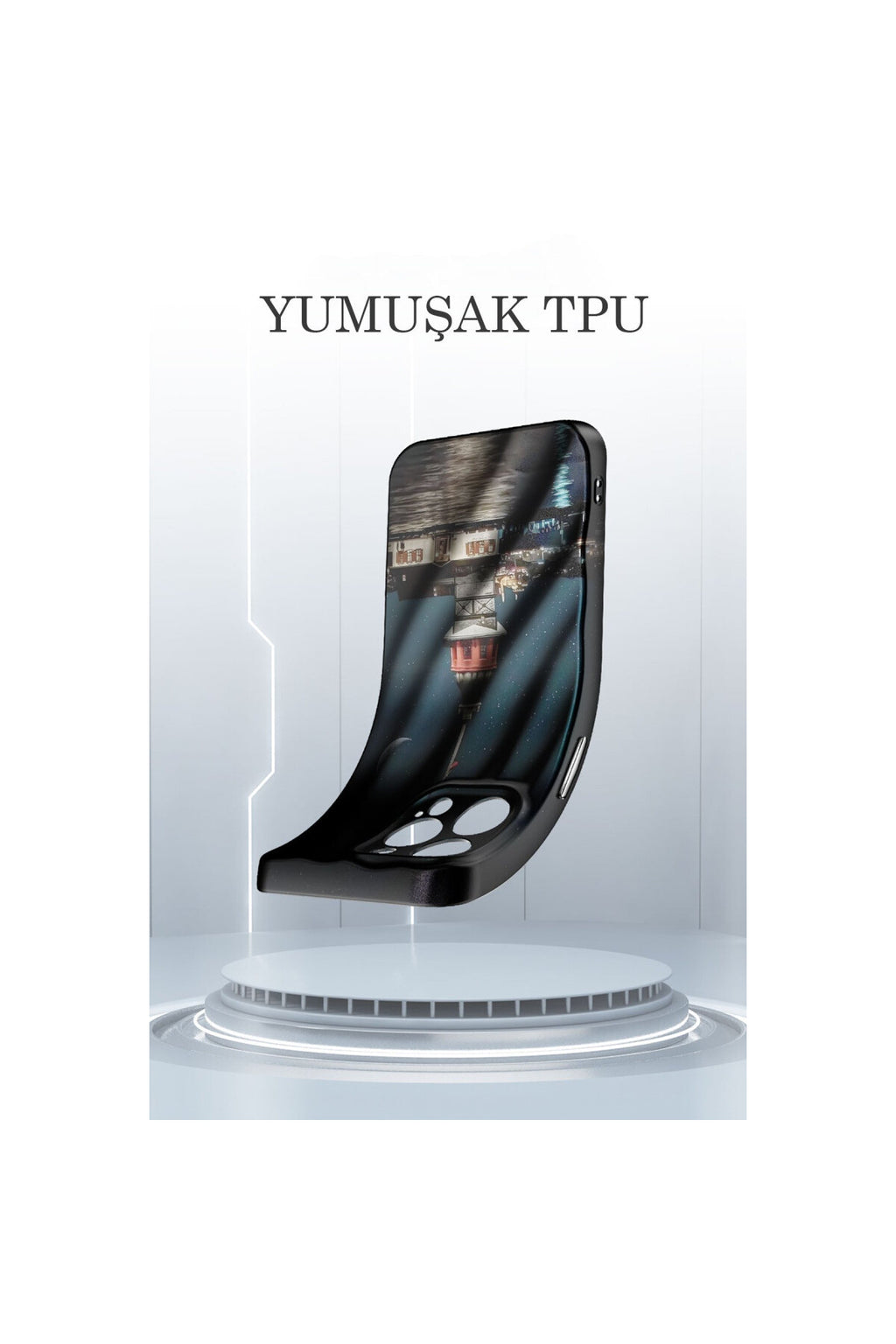 Apple iPhone 15 Pro Max Uyumlu Kılıf Crew Desenli Kapak - Kapadokya
