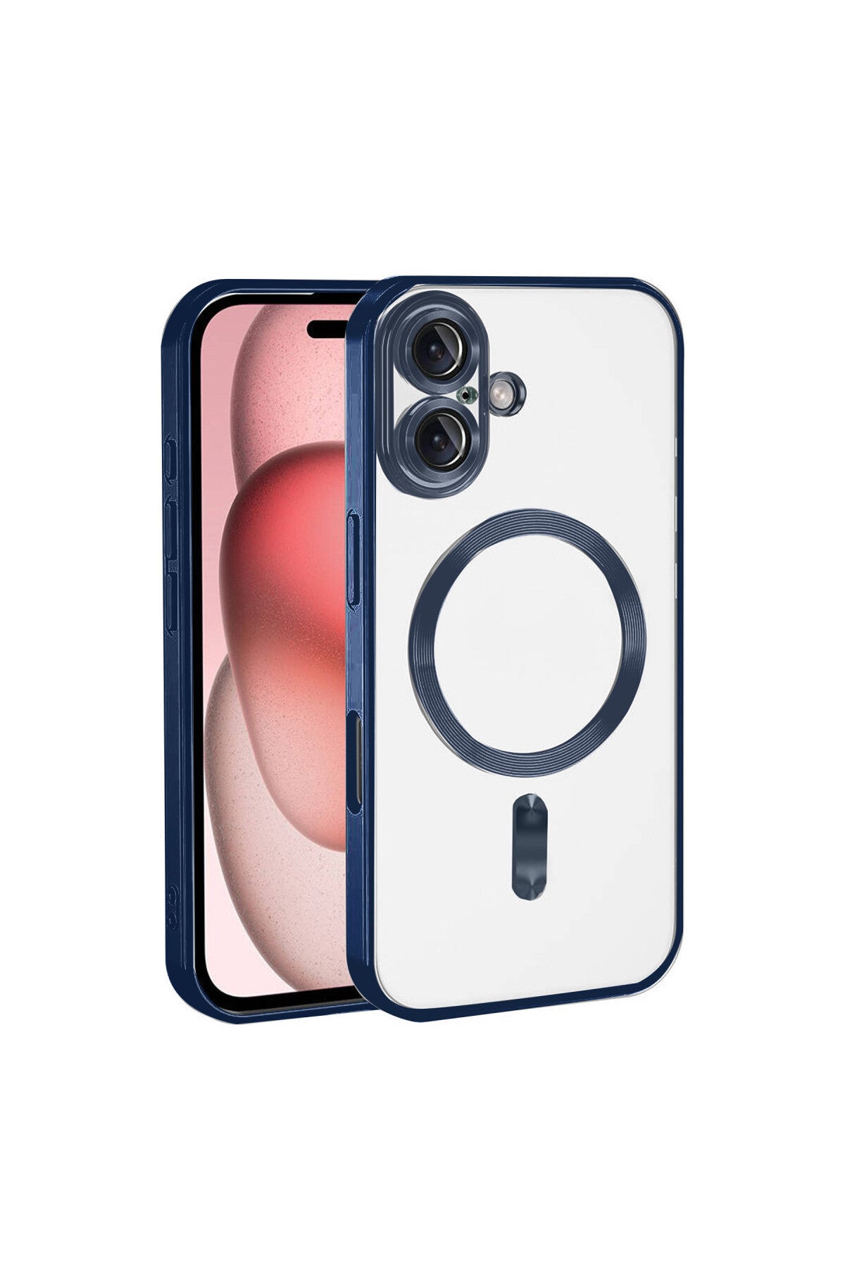 Apple iPhone 17 Uyumlu Kross Magneticsafe Kapak - Lacivert
