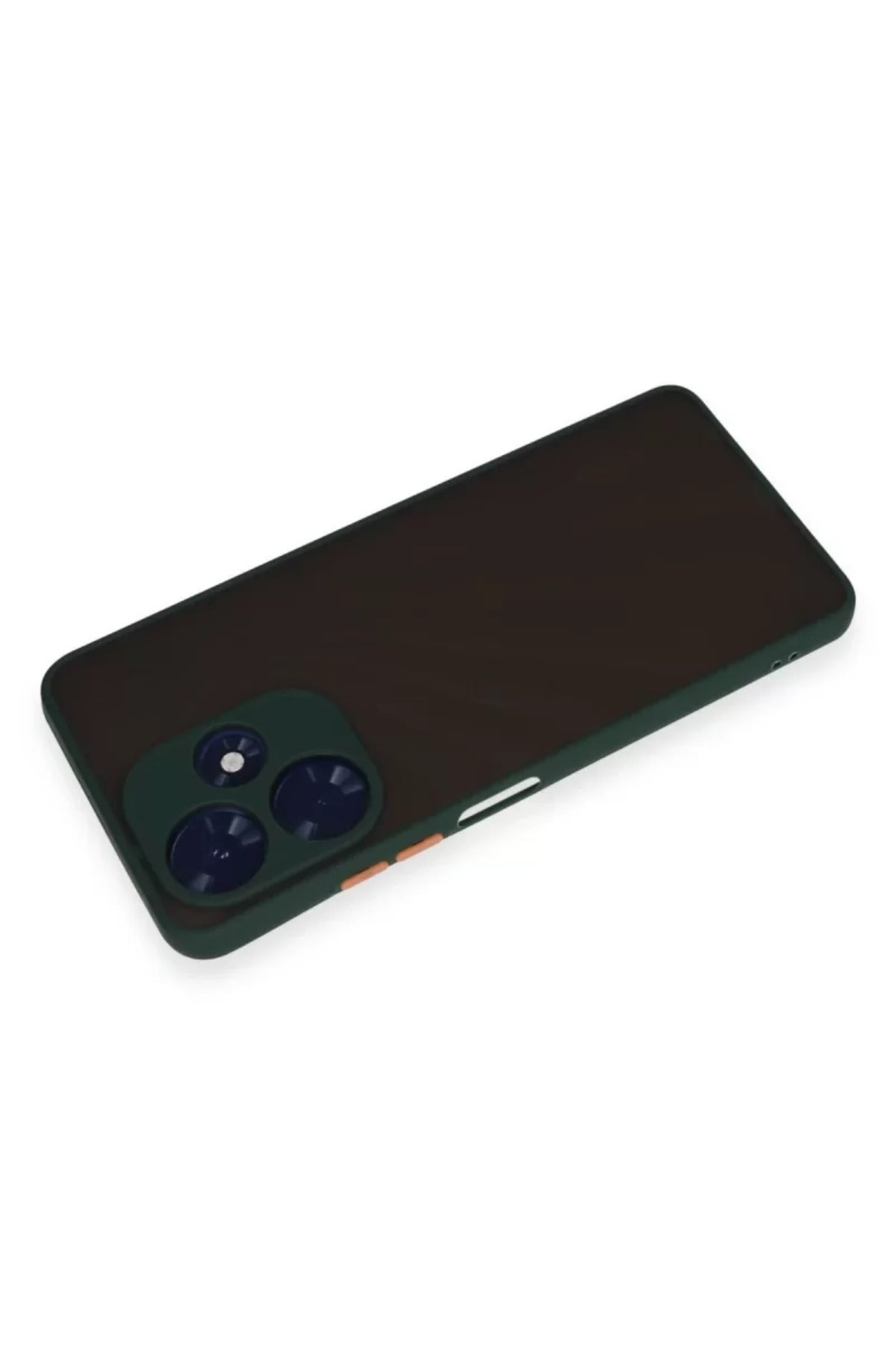 İnfinix Hot 30 4G Uyumlu Kılıf Montreal Silikon Kapak - Yeşil