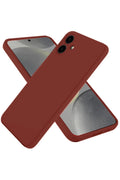 Samsung Galaxy A06 Uyumlu Kılıf First Silikon - Bordo