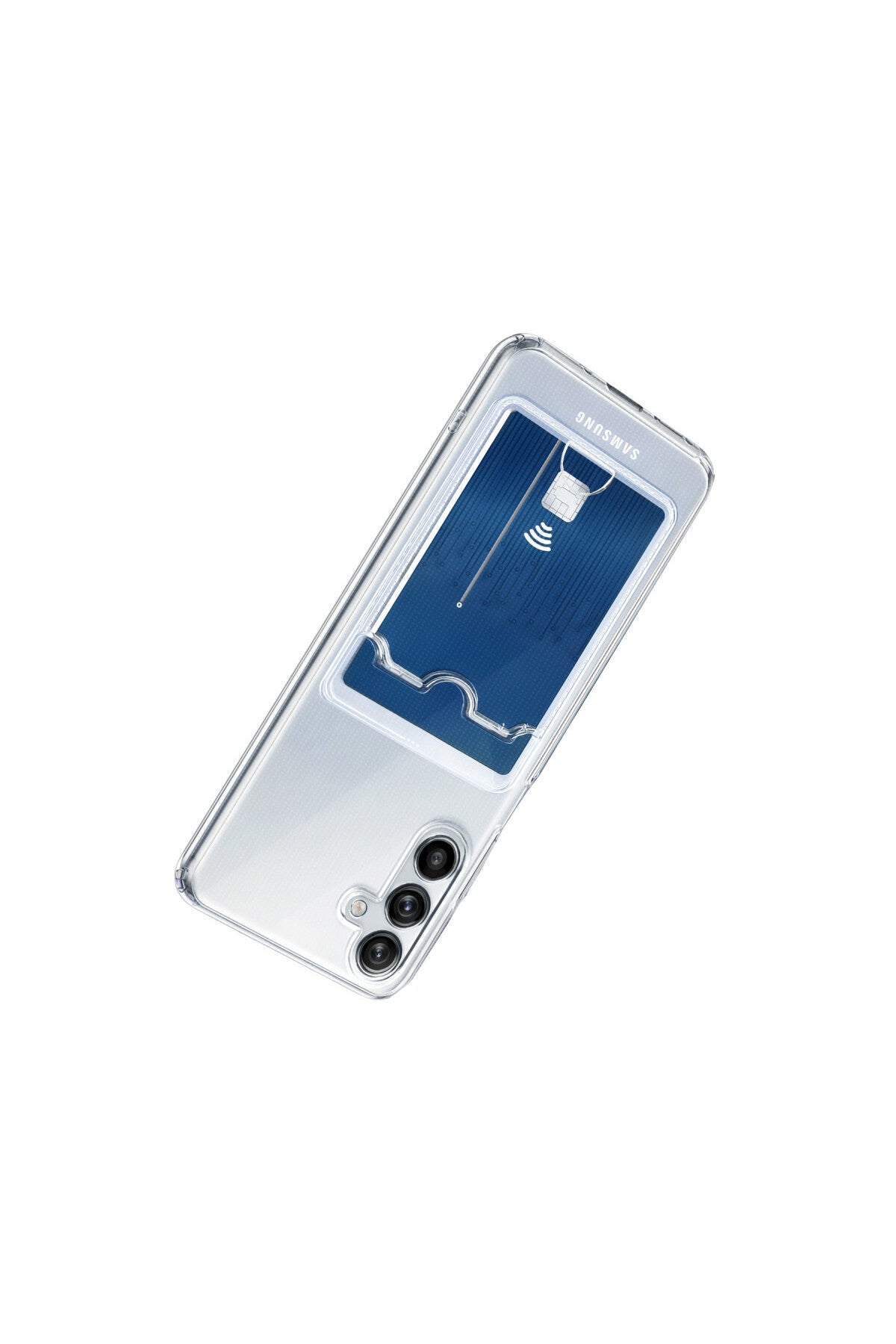 Samsung Galaxy A37 5G Uyumlu Kart Şeffaf Silikon - Şeffaf