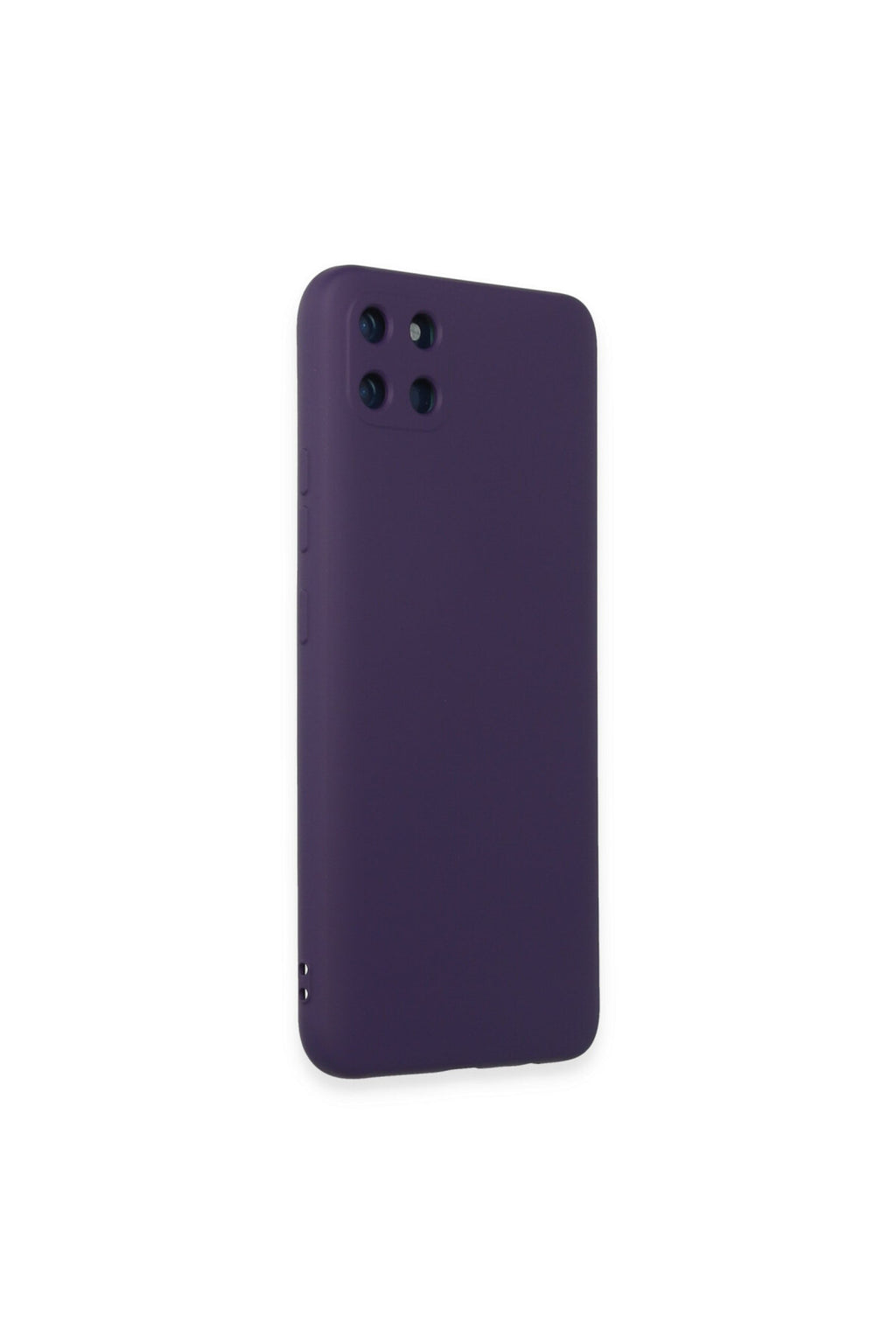 Realme C11 Uyumlu Kılıf Nano içi Kadife Silikon - Mor