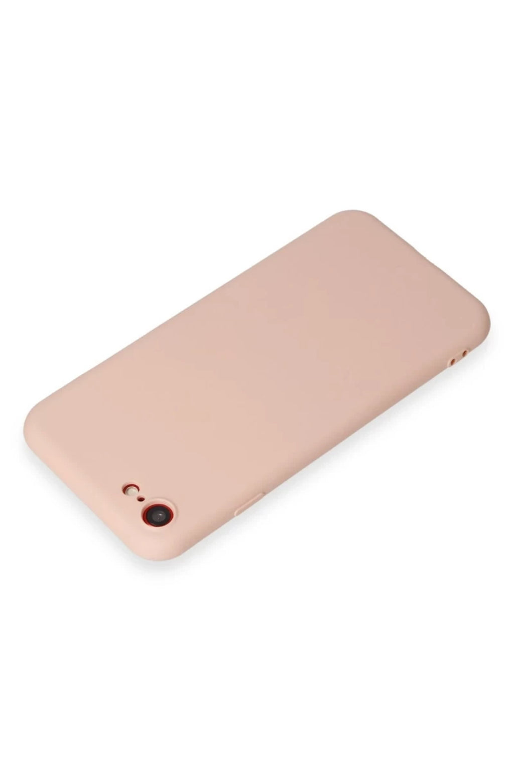 Apple iPhone 7 Uyumlu Kılıf First Silikon - Pudra