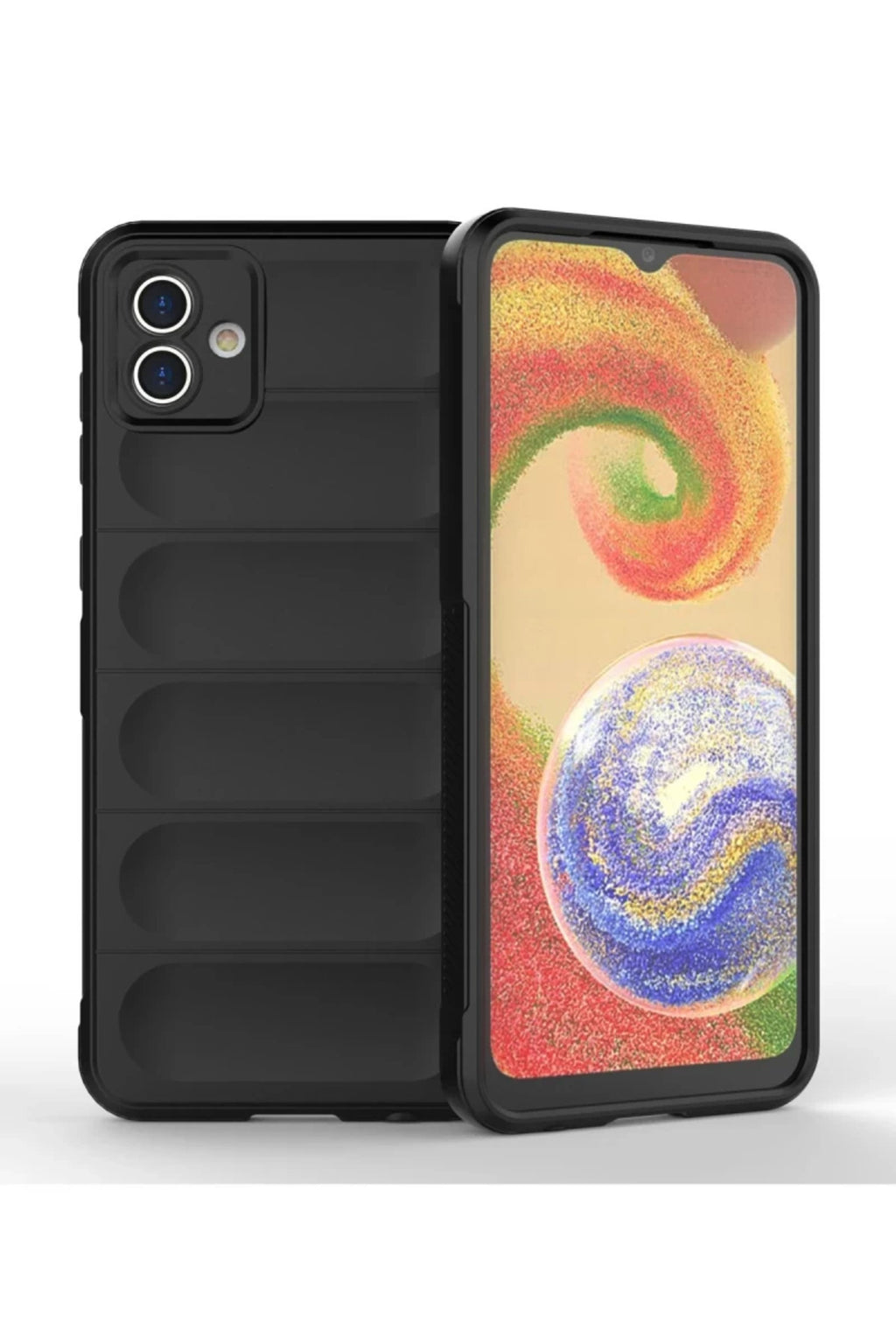 Samsung Galaxy A04 Uyumlu Kılıf Optimum Silikon - Siyah