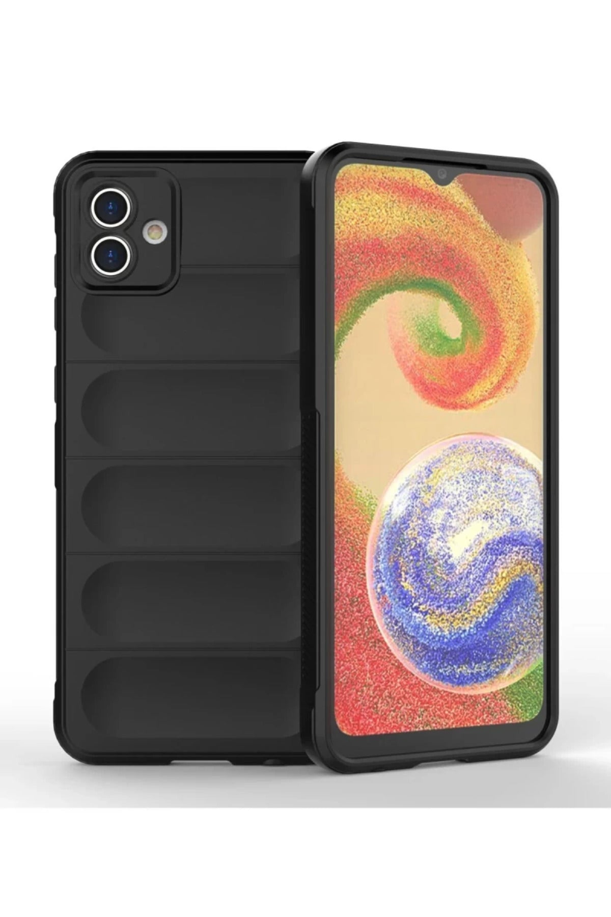 Samsung Galaxy A04 Uyumlu Kılıf Optimum Silikon - Siyah