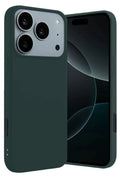 Apple iPhone 17 Pro Max Uyumlu First Silikon - Koyu Yeşil
