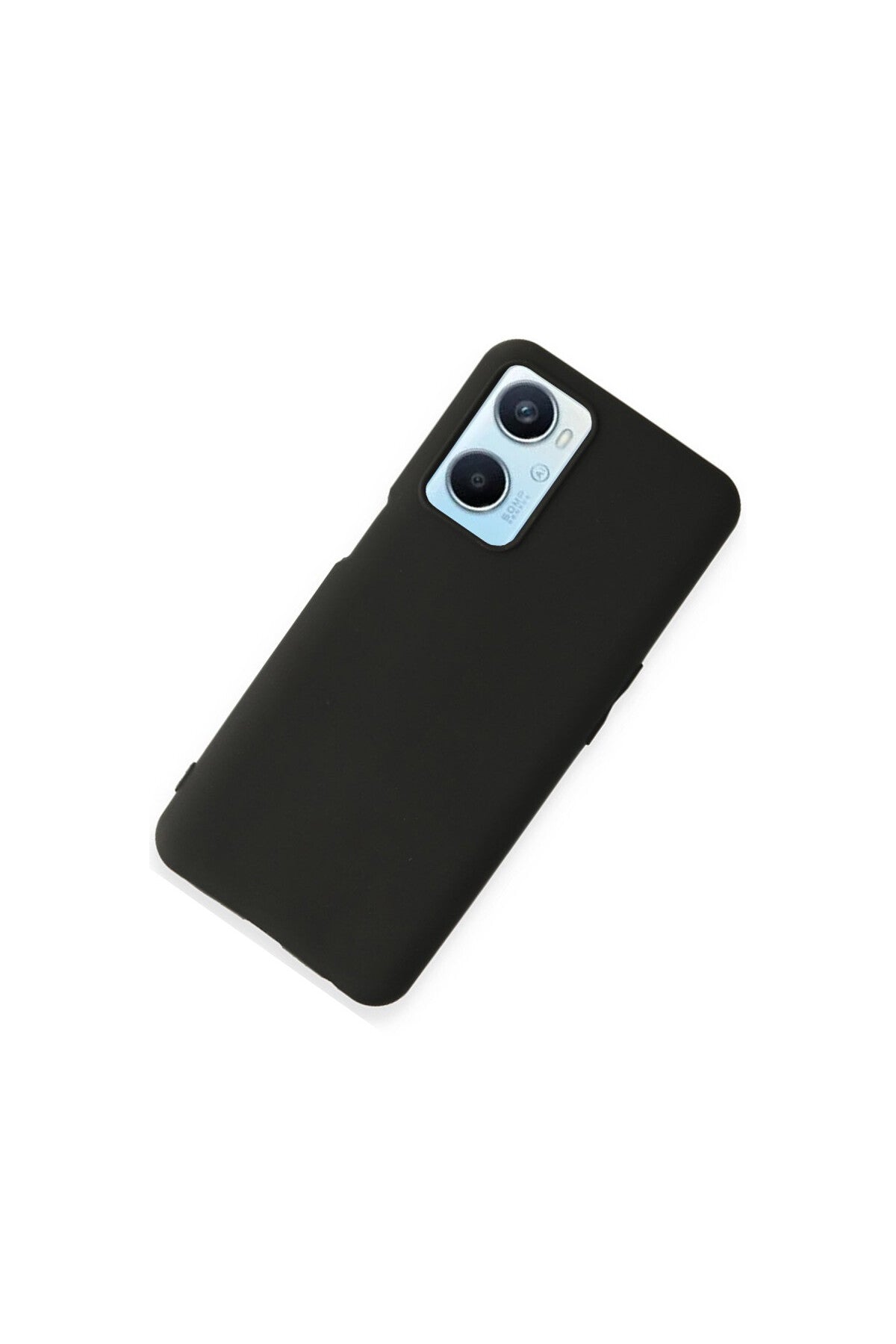 Oppo A96 Uyumlu Kılıf First Silikon - Siyah
