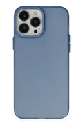 Apple iPhone 13 Pro Max Uyumlu Kılıf Modos Metal Kapak - Lacivert