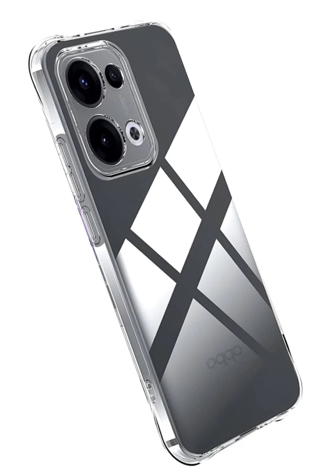 Oppo A6 Pro 4G Uyumlu Lüx Şeffaf Silikon - Şeffaf