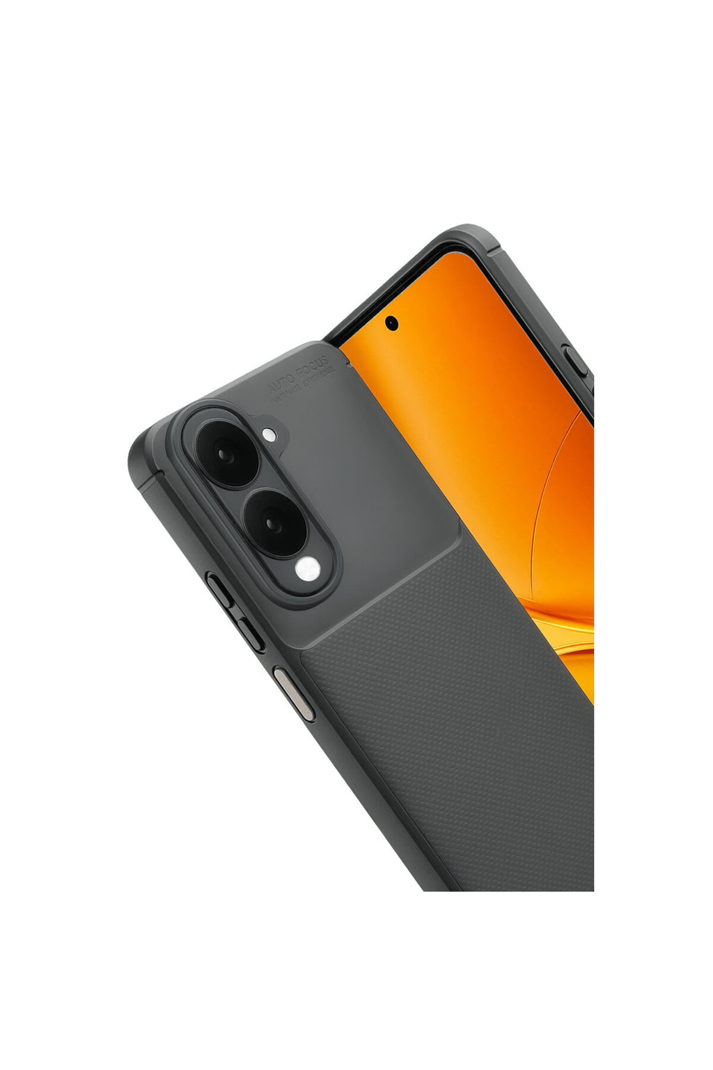 Vivo Y29S Uyumlu Auto Focus Karbon Kapak - Gri