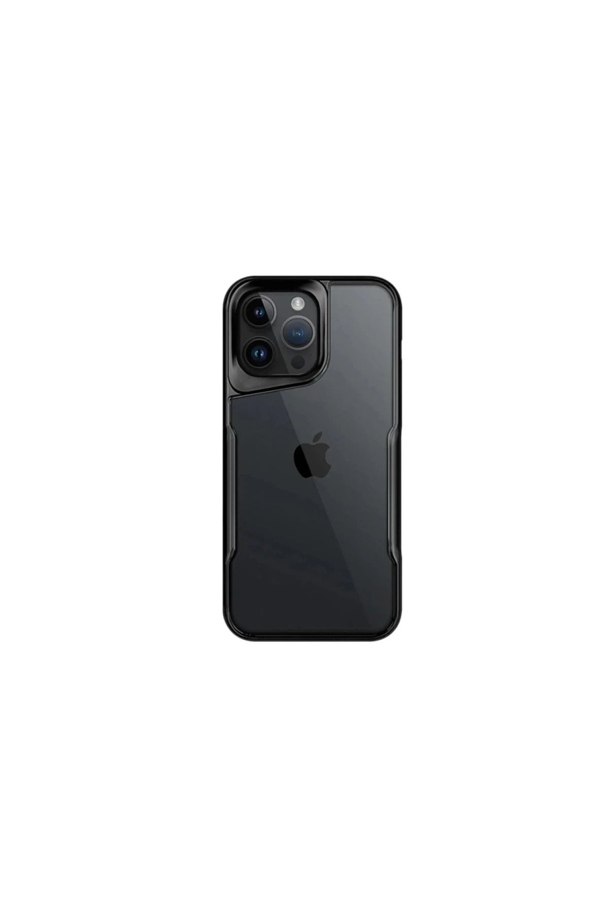 Apple iPhone 16 Pro Uyumlu Kılıf Boyi Silikon Kapak - Siyah