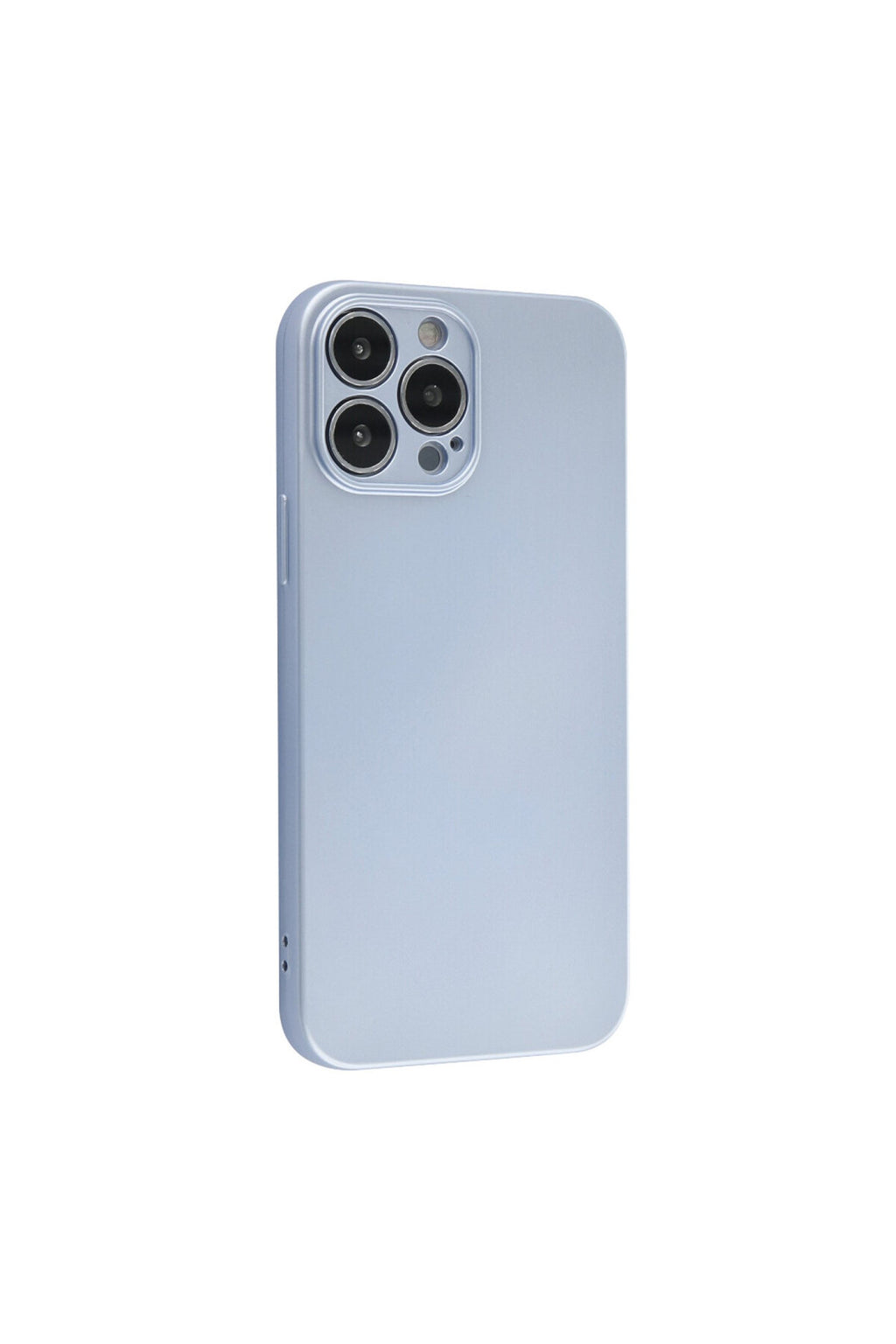 Apple iPhone 13 Pro Max Uyumlu Kılıf Nano içi Kadife Silikon - Sky Blue