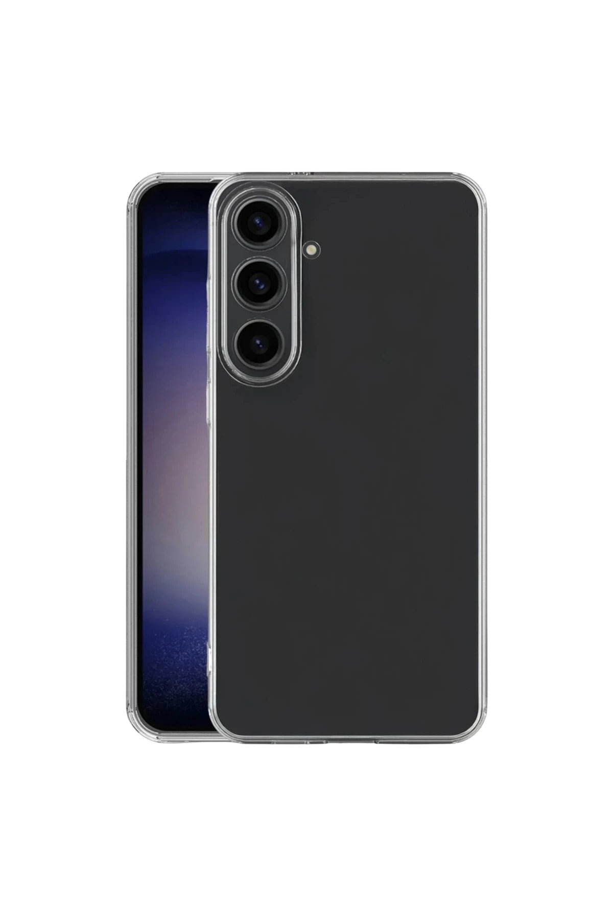 Samsung Galaxy S26 Plus Uyumlu Lüx Şeffaf Silikon - Şeffaf