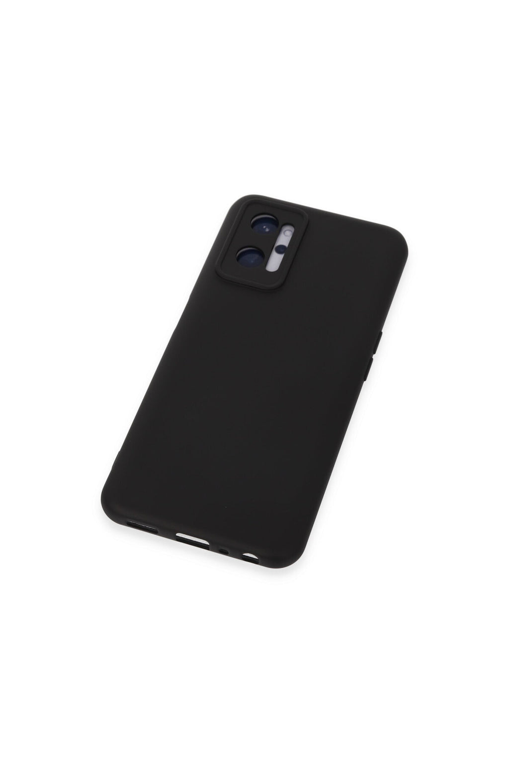 Realme 9i 4G Uyumlu Kılıf Nano içi Kadife Silikon - Siyah