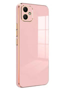 Samsung Galaxy A05 Uyumlu Kılıf Volet Silikon - Pembe