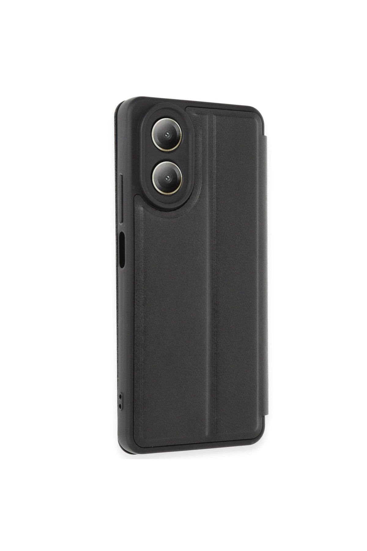 Oppo A38 Uyumlu Kılıf Flip Cover - Siyah