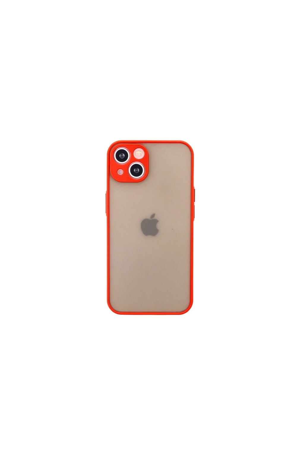 Apple iPhone 13 Mini Uyumlu Kılıf Montreal Silikon Kapak - Kırmızı