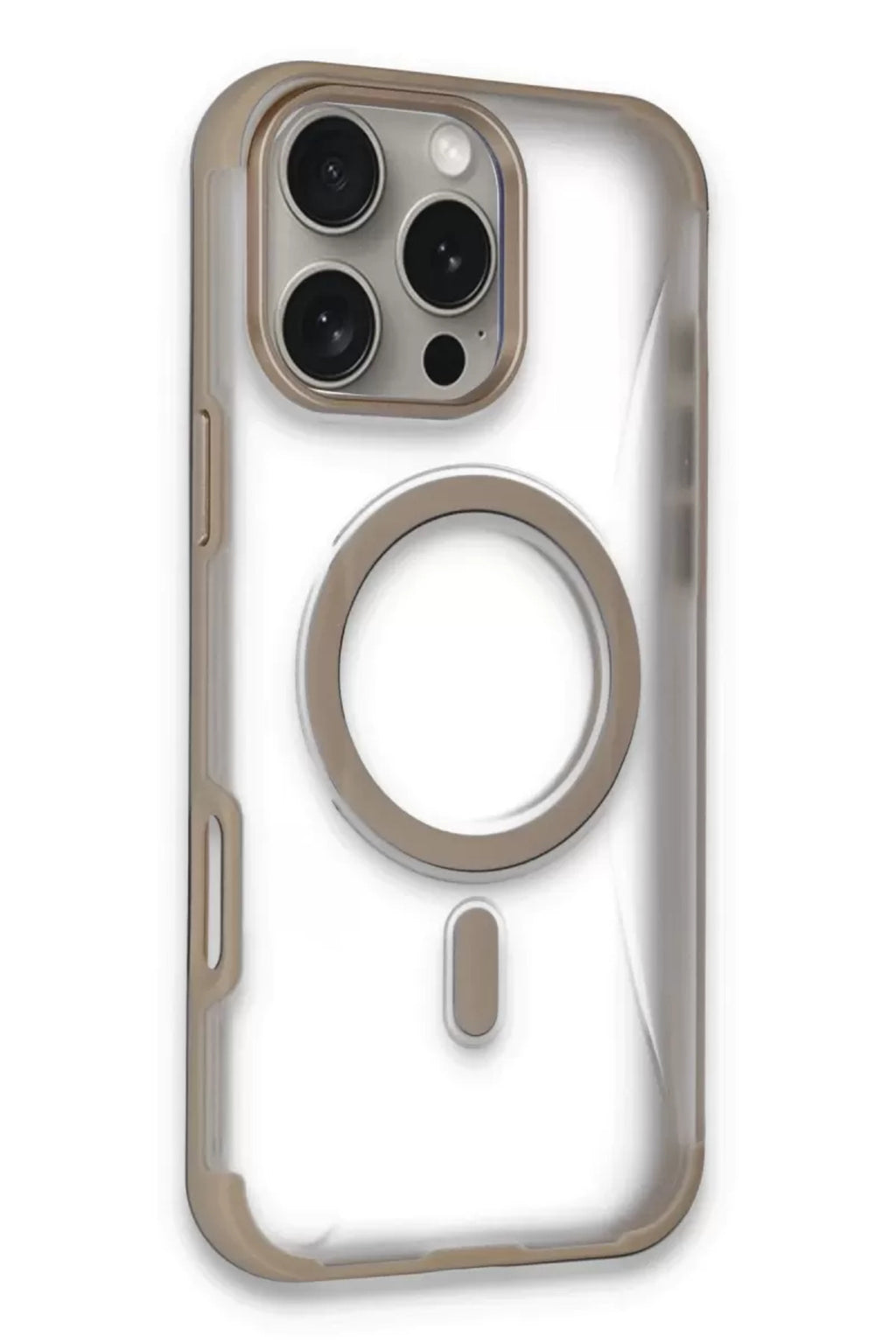 Joko Apple iPhone 16 Pro Uyumlu Hilton Magsafe Kapak - Gold