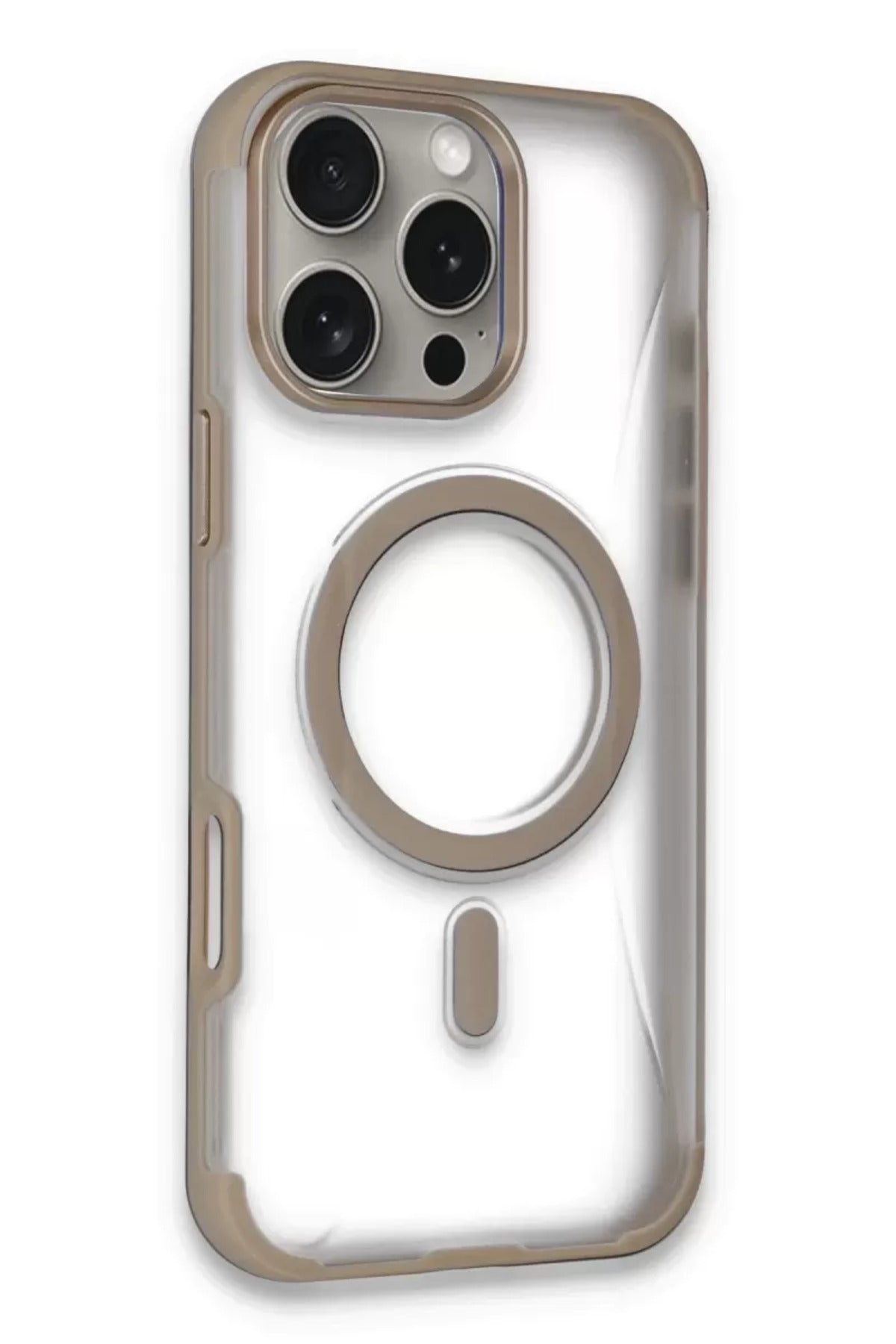 Joko Apple iPhone 16 Pro Uyumlu Hilton Magsafe Kapak - Gold