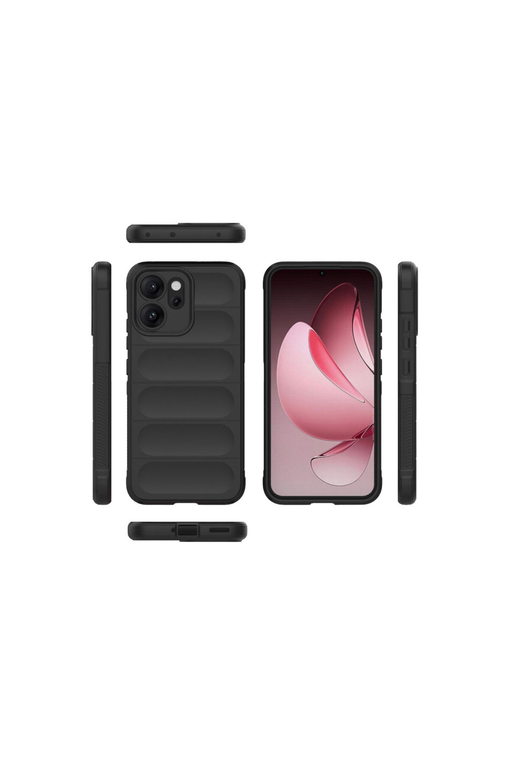 Oppo Reno 14F Uyumlu Optimum Silikon - Siyah