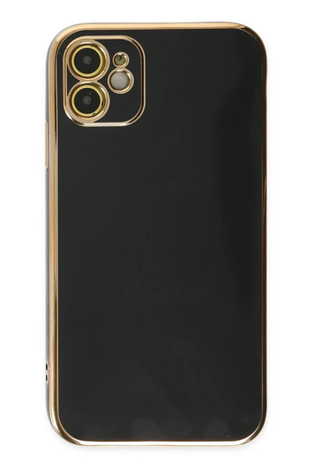 Apple iPhone 12 Uyumlu Kılıf Volet Silikon - Siyah