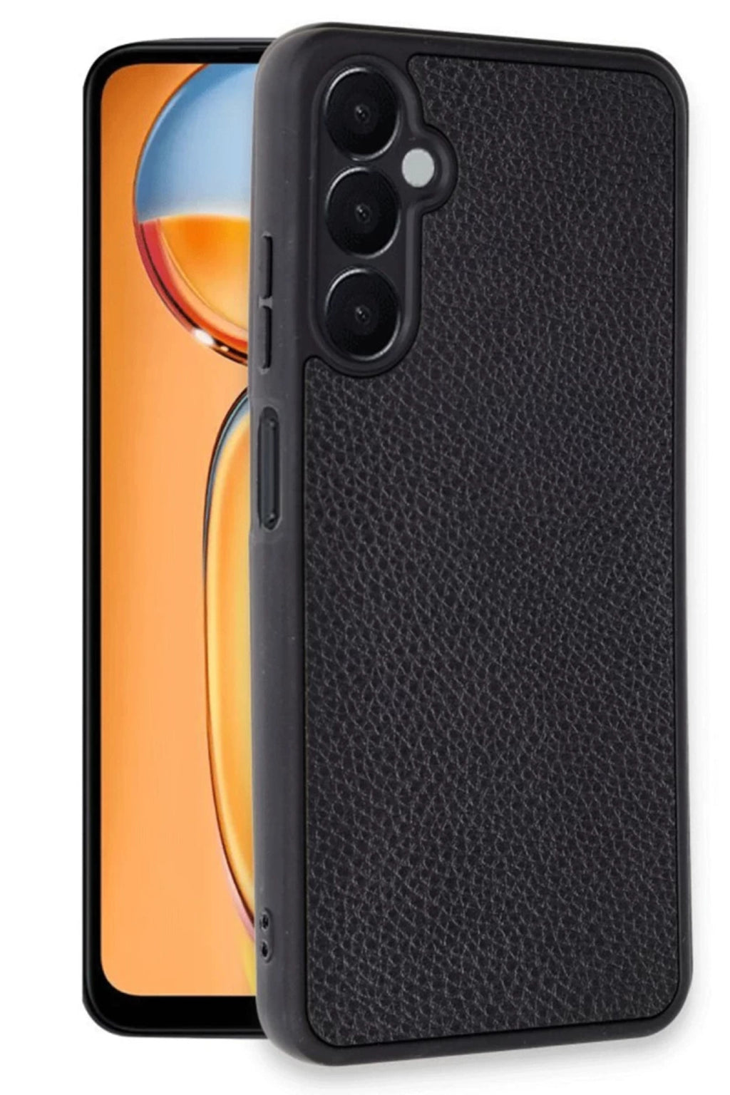 Samsung Galaxy A26 Uyumlu Kılıf Aras Deri Kapak - Siyah
