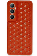 Realme C65 Uyumlu Kılıf Petek Silikon Kapak - Kırmızı